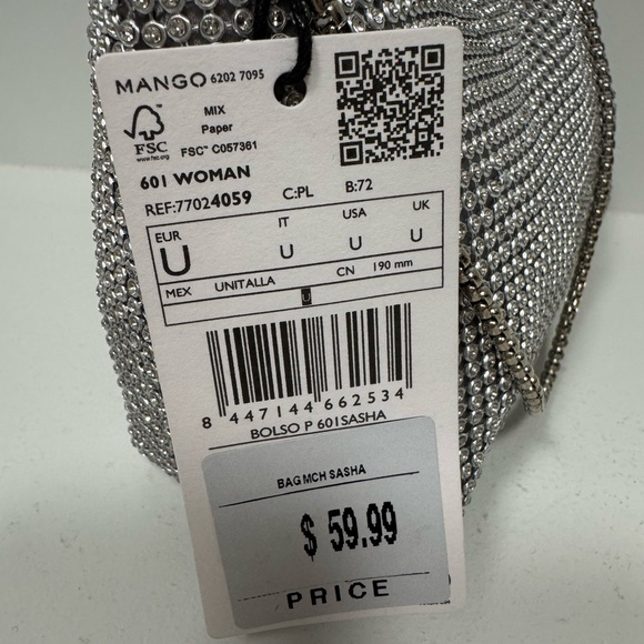 Mango Rhinestone Mini bag - Picture 4 of 6